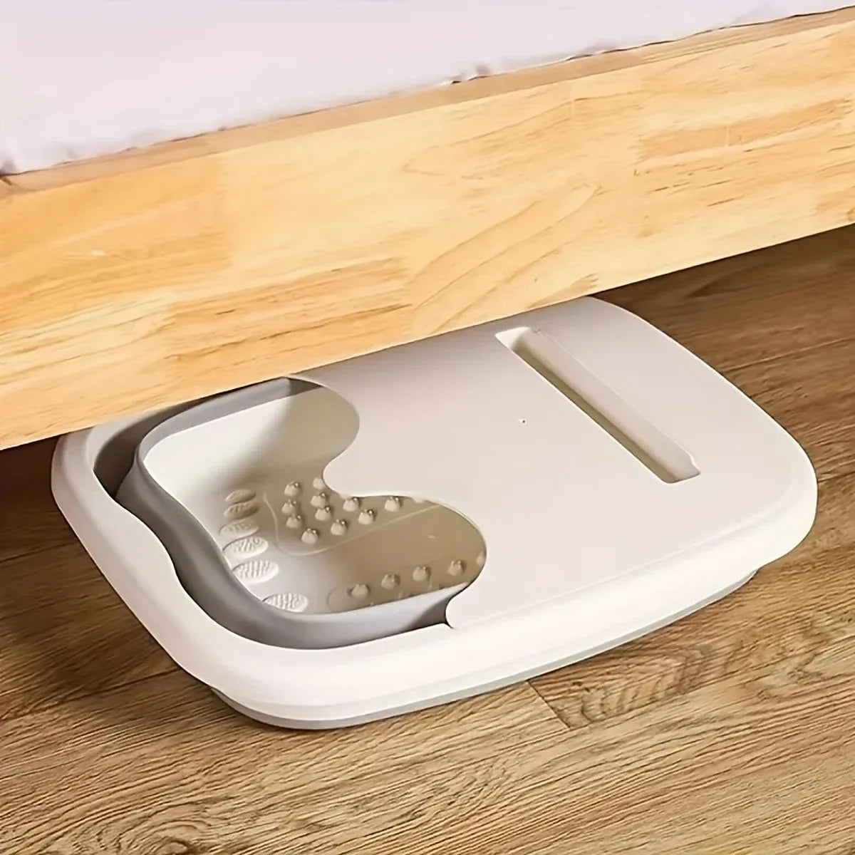 Foldable Foot Tub Portable Large Capacity Foot Basin for Home Bathroom Spa and Travel - Green