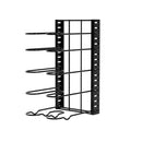 Multi-Layer Vertical Pot Lid Storage Rack Folding Kitchen Countertop Organizer - 5th-Floor