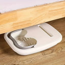 Foldable Foot Tub Portable Large Capacity Foot Basin for Home Bathroom Spa and Travel - White