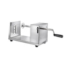 Stainless Steel Manual Potato Spiral Cutting Machine Hand Crank Slicer