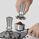 Adjustable Coffee Tamper with Scale Constant Pressure Espresso Powder Press Tool - Silver-58mm
