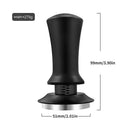 Adjustable Coffee Tamper with Scale Constant Pressure Espresso Powder Press Tool - Silver-58mm