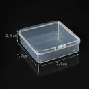 100PCS Transparent Plastic Storage Boxes Storage for jewelry Craft Beads Parts - 52x52x20mm