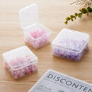 100PCS Transparent Plastic Storage Boxes Storage for jewelry Craft Beads Parts - 52x52x20mm