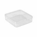 100PCS Transparent Plastic Storage Boxes Storage for jewelry Craft Beads Parts - 75x75x25mm