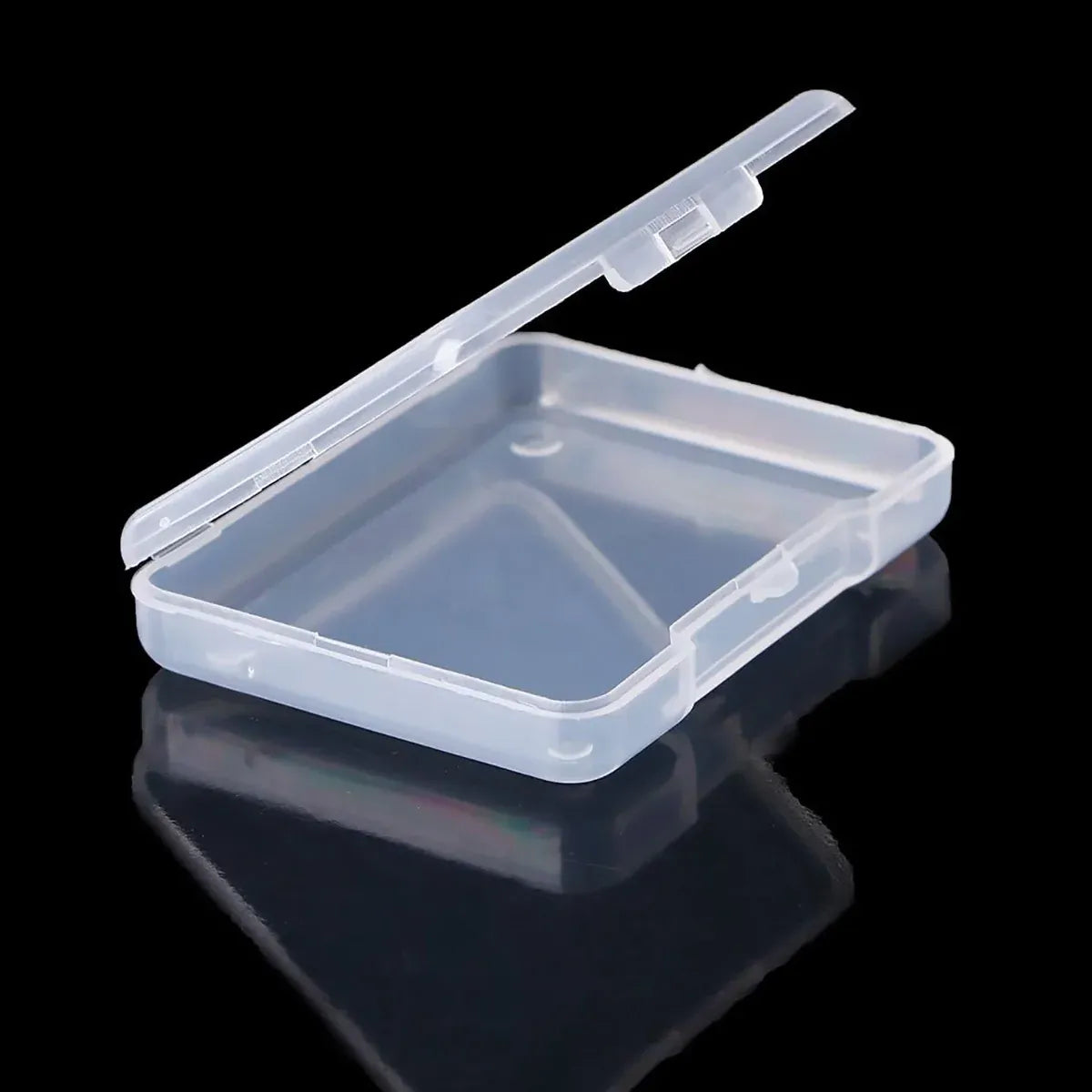 100PCS Transparent Plastic Storage Boxes Storage for jewelry Craft Beads Parts - 75x75x25mm