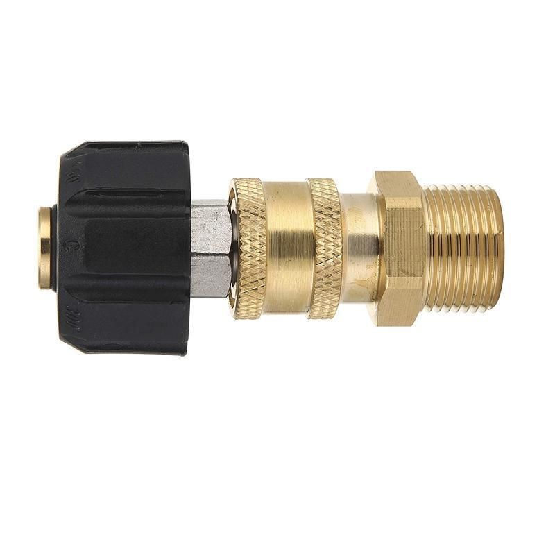 Pressure Washer Adapter 1/4inch Quick Connect Kit M22-14 Adapter