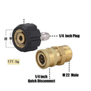 Pressure Washer Adapter 1/4inch Quick Connect Kit M22-14 Adapter