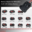 Diy For Milwaukee M18 Xc 18V Diy Project Battery Adapter/Base Power 2 Wirings - Red