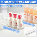 Fridge Drink Organizer Auto Push Forward Dispenser Adjustable for Cans Bottles