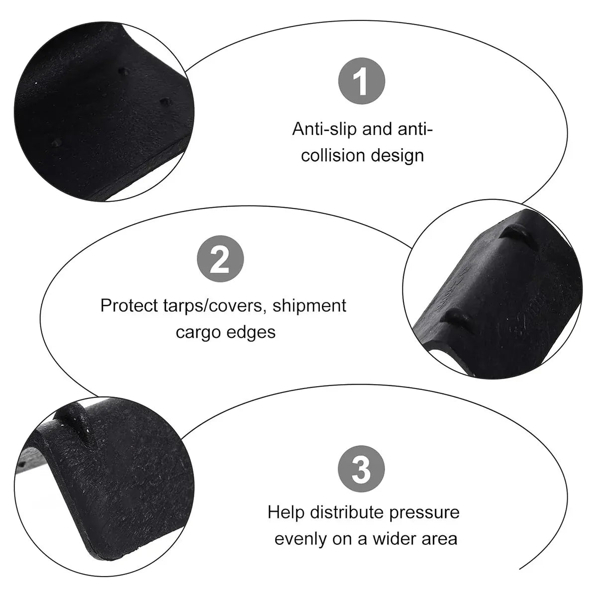 50PCS Thickened L-Shaped Packing Buckle Corner Protectors for Edge Guard Use