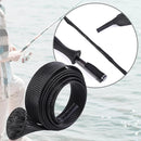 4PCS Retractable Fishing Rod Protector Mesh Tube Durable Lightweight 35x170mm