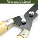 Garden Pruning Shears with Wooden Handle Trimming Sharp Durable Rust-Proof