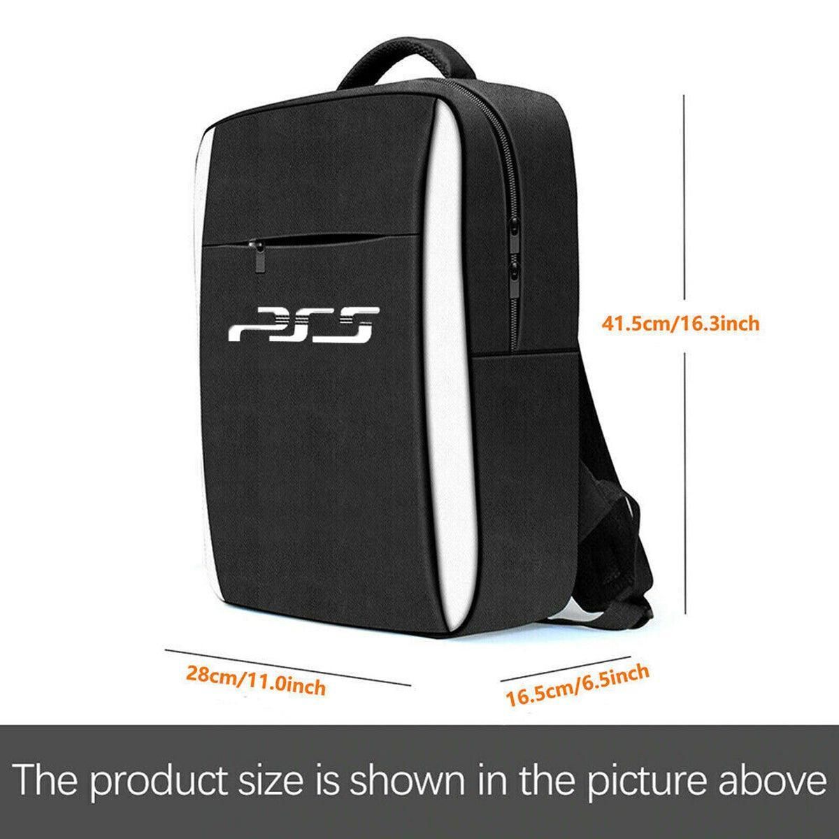For PS5 Carrying Case Console Game Accessories Storage Bag Carrying Case Backpack