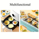 100Pcs Cake Tools Pudding Cake Aluminum Foil Baking Cups Cupcake Cup with Lids - 100pcs-Cow