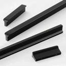 Pure Copper Handle North Black American Style for Closet Drawer Cabinet Door - 128mm