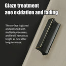 Pure Copper Handle North Black American Style for Closet Drawer Cabinet Door - 128mm