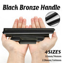 Pure Copper Handle North Black American Style for Closet Drawer Cabinet Door - 160mm