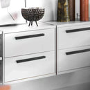 Pure Copper Handle North Black American Style for Closet Drawer Cabinet Door - 160mm