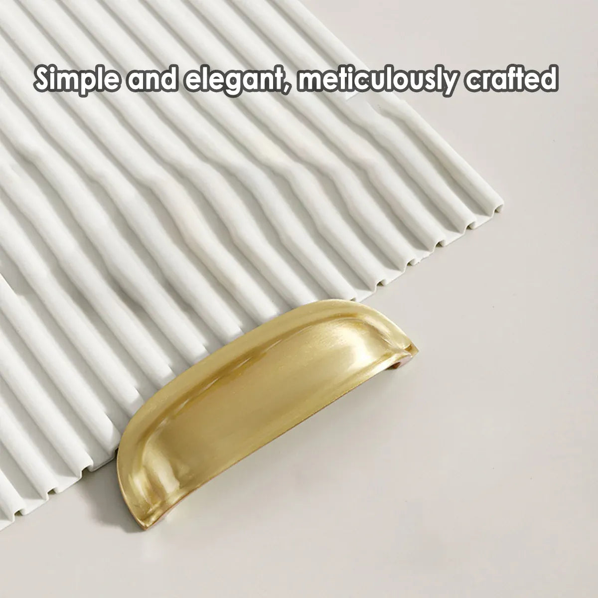 Retro Brass Cup Drawer Handle 2 Hole Vintage Cabinet Pull for Furniture Door and Drawer - Copper