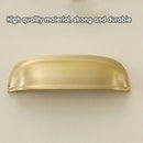 Retro Brass Cup Drawer Handle 2 Hole Vintage Cabinet Pull for Furniture Door and Drawer - Copper