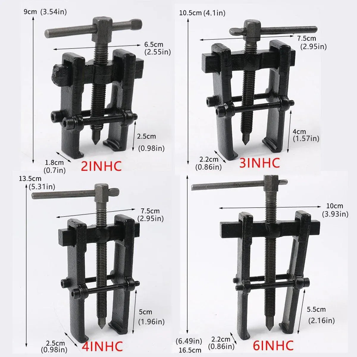 Small Wheel Bearing Puller Two Claws Dismantling Multifunctional Remover Tool - 4 inch