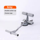 Sit Up Assistant Device Portable Suction Cup Fitness Tool Home Abdominal Trainer - Grey