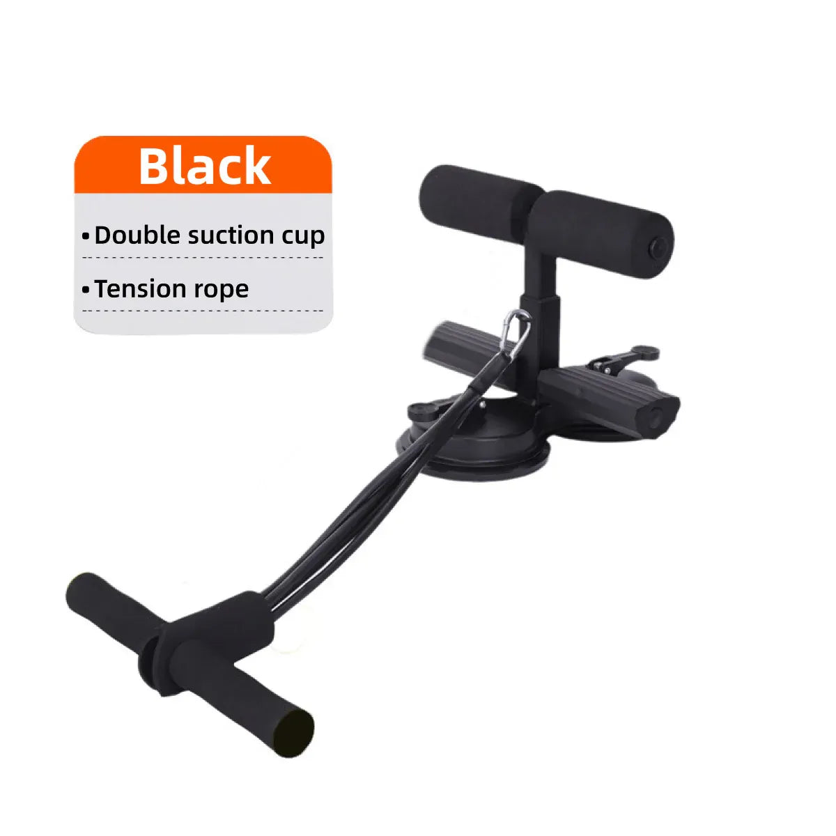 Sit Up Assistant Device Portable Suction Cup Fitness Tool Home Abdominal Trainer - Grey