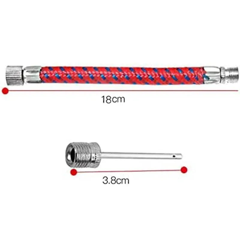Pump Adapter Set with Inflating Needle and Valve Nozzle for Balls and Toys 5PCS