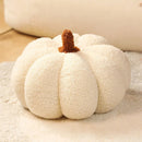 Soft Plush Pumpkin Pillow Cushion Sofa Living Room Bay Window Decor Indoor Toy - White