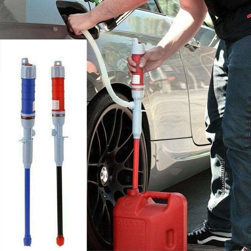 Electric Syphon Transfer Pump for Diesel Fuel Oil Water Battery Powered Hand Tool - Red