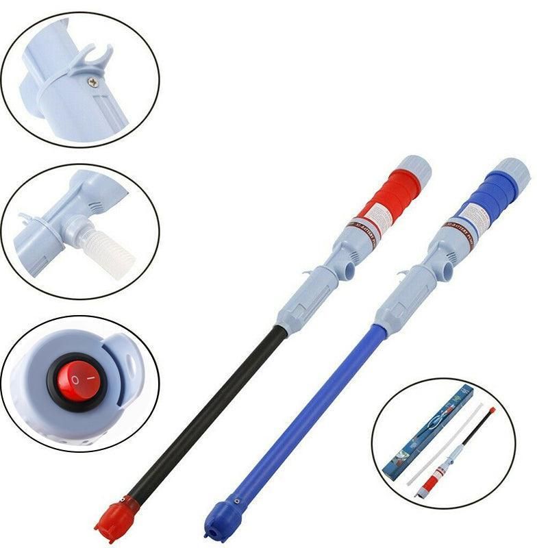 Electric Syphon Transfer Pump for Diesel Fuel Oil Water Battery Powered Hand Tool - Red
