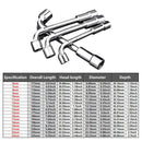 22mm L-Shaped Elbow Socket Wrench, Chrome-Vanadium Steel