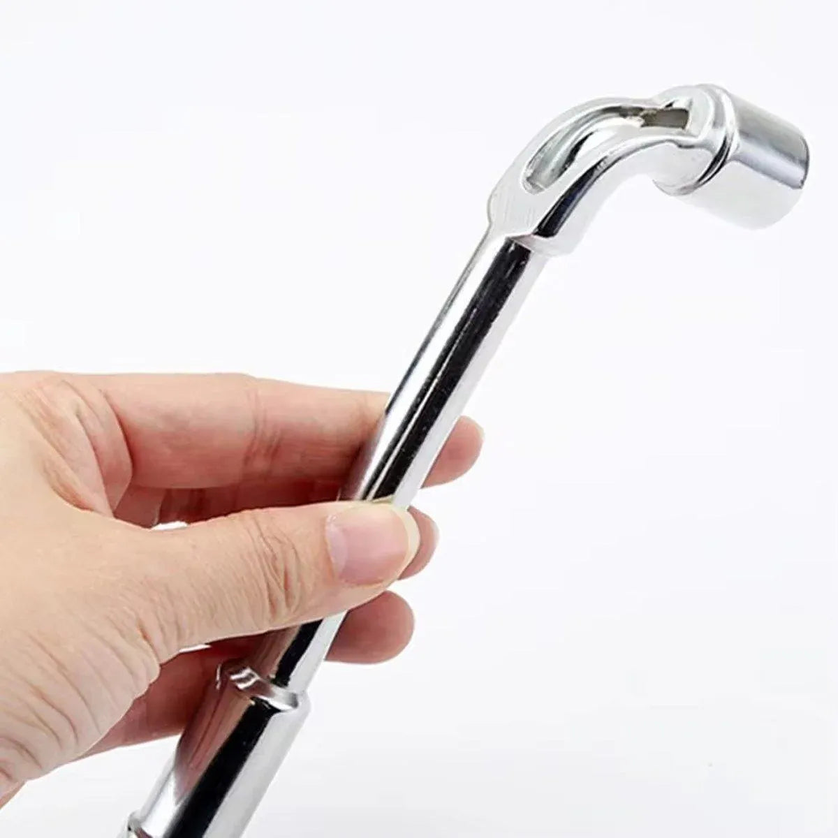 22mm L-Shaped Elbow Socket Wrench, Chrome-Vanadium Steel