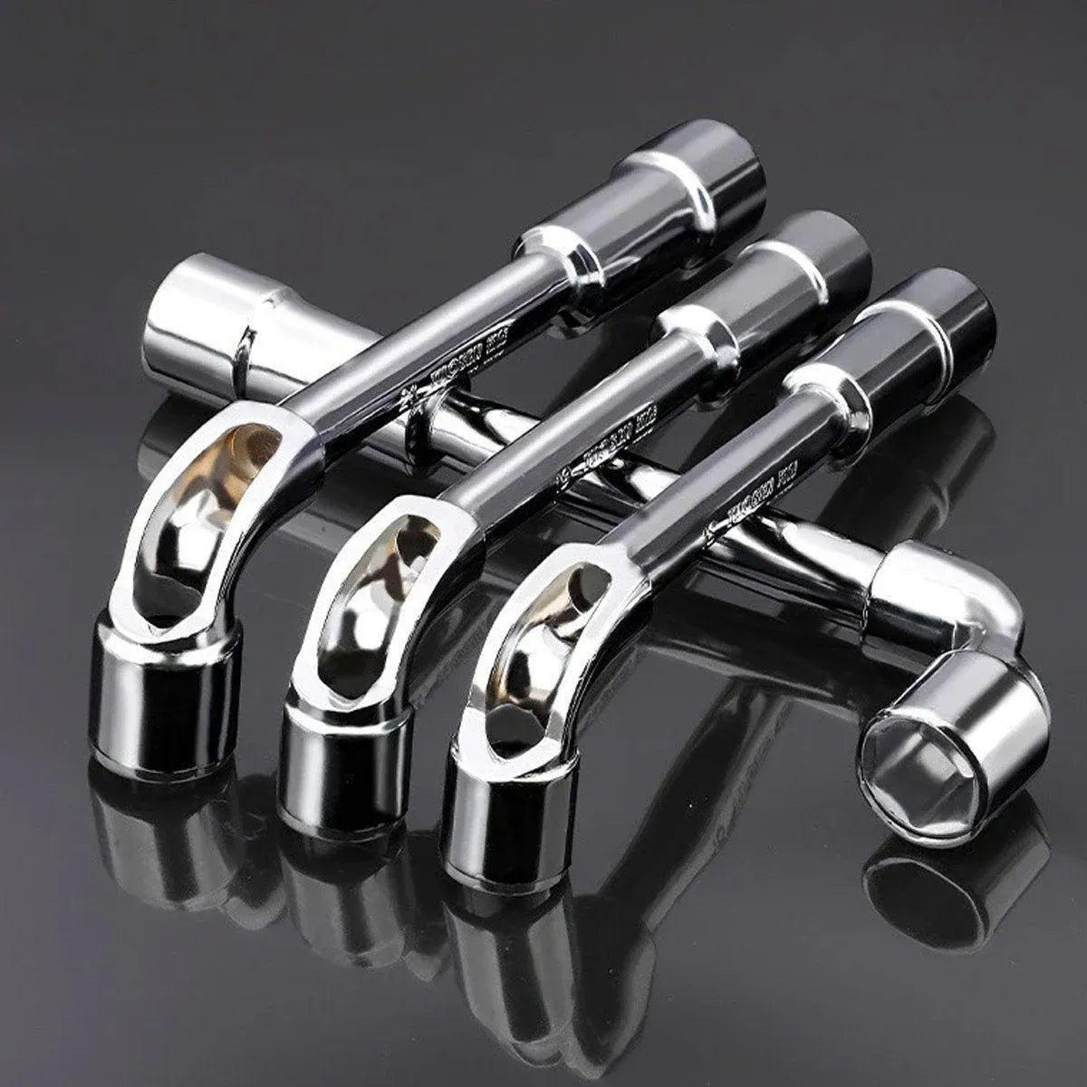 6-23mm L Shaped Socket Wrench Elbow Multi Size Hardware Repair Tool Set - 24mm