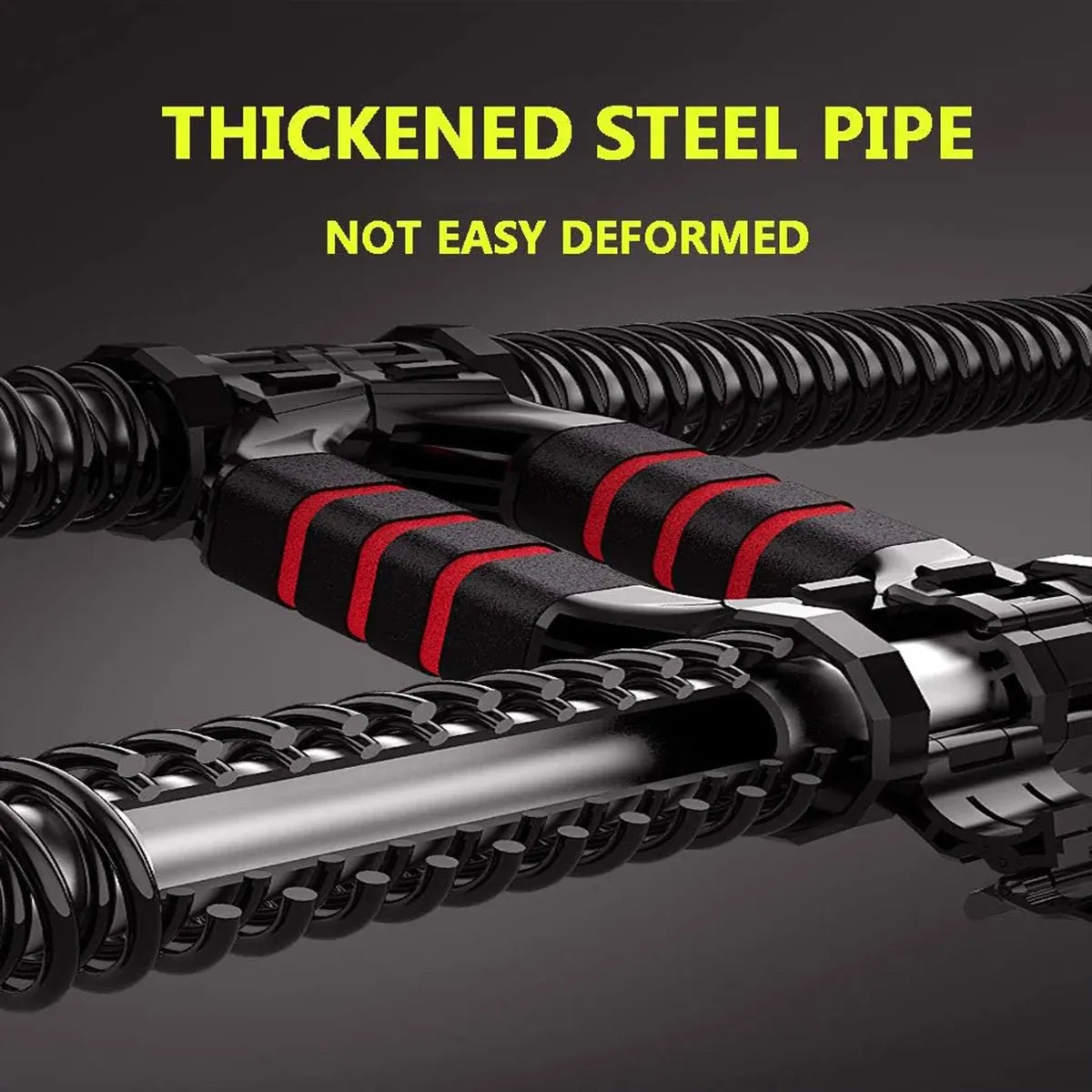 Arm Trainer Pull Press Bar 100kg Resistance Chest Abdomen Home Fitness Equipment