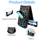 Push Up Board Home Multi Functional Fitness Folding Portable Gym Exercise Tool