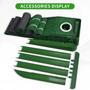Golf Putting Mat Portable Mini Golf Practice Pad for Indoor Office Training Game