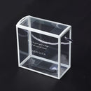 20PCS PVC Fully Transparent Handheld Gift Bags Clear Birthday Christmas Presents - Black