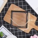 20PCS PVC Fully Transparent Handheld Gift Bags Clear Birthday Christmas Presents - Black