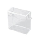 20PCS PVC Fully Transparent Handheld Gift Bags Clear Birthday Christmas Presents - White