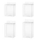 50pcs Transparent Gift Boxes with Hooks Clear Packaging Storage Containers - 7x2.5x15cm