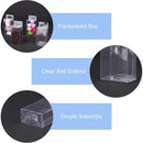 50pcs Transparent Gift Boxes with Hooks Clear Packaging Storage Containers - 9x5x12cm