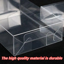 50pcs Transparent Gift Boxes with Hooks Clear Packaging Storage Containers - 9x5x12cm