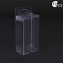 50pcs Transparent Gift Boxes with Hooks Clear Packaging Storage Containers - 9x5x12cm