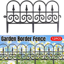 12pcs Outdoor Plastic Garden Fence Decorative Hedge Fence for Patio Landscaping
