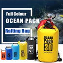 Orange Waterproof Bag Dry Sack Fishing Camping Canoeing Outdoor Sport 2/5/10/15/20/30 L - 15L