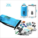 Orange Waterproof Bag Dry Sack Fishing Camping Canoeing Outdoor Sport 2/5/10/15/20/30 L - 15L