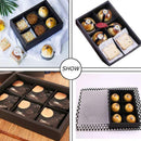 10PCS Cake Box with Transparent Lids Gift Packaging Boxes for Moon Cakes Cookie - Red