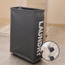 Large Foldable Laundry Washing Clothes Storage Bag Hamper Basket Bin Organiser - Red